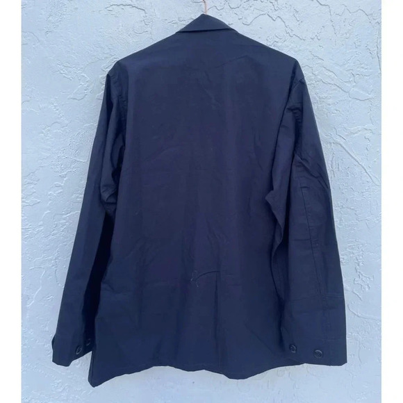 Propper Mens Long Sleeve Collared Cargo Working Military Jacket Blue Sz M - Picture 2 of 8